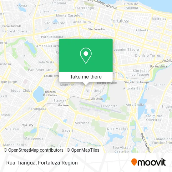 Rua Tianguá map