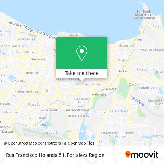 Rua Francisco Holanda 51 map