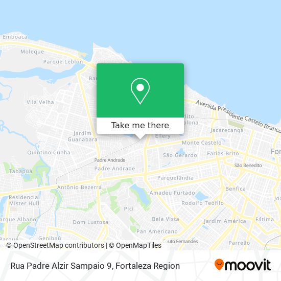 Rua Padre Alzir Sampaio 9 map