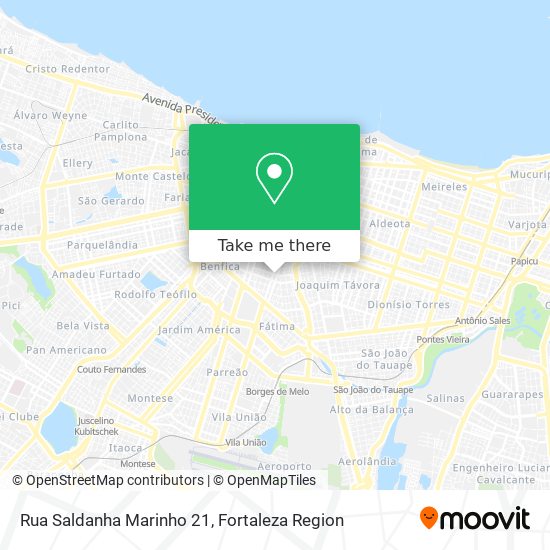 Mapa Rua Saldanha Marinho 21