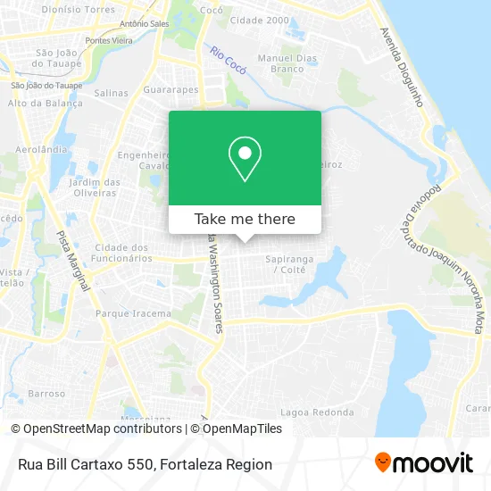 Rua Bill Cartaxo 550 map