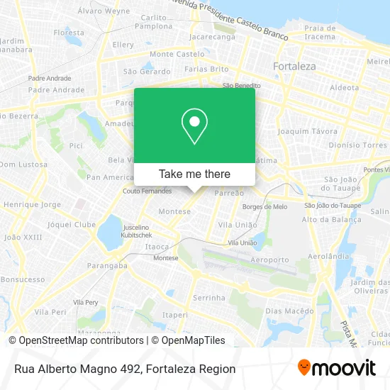 Rua Alberto Magno 492 map