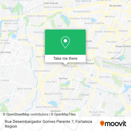 Rua Desembargador Gomes Parente 7 map