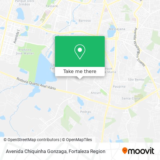 Mapa Avenida Chiquinha Gonzaga