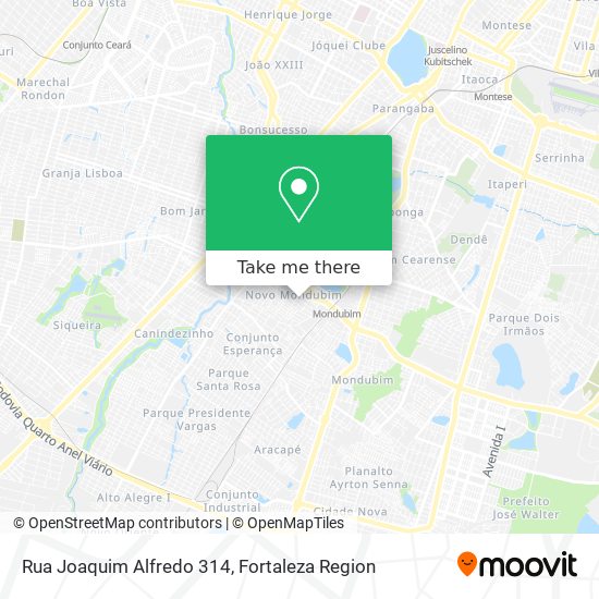 Rua Joaquim Alfredo 314 map