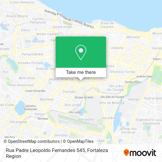 Rua Padre Leopoldo Fernandes 545 map