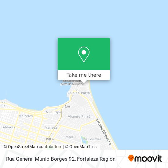 Rua General Murilo Borges 92 map