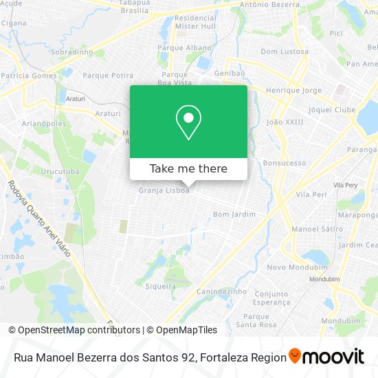 Rua Manoel Bezerra dos Santos 92 map