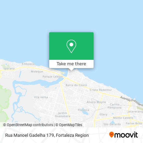Mapa Rua Manoel Gadelha 179