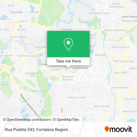 Rua Poebla 343 map