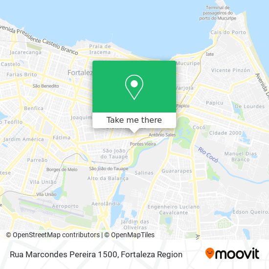 Mapa Rua Marcondes Pereira 1500