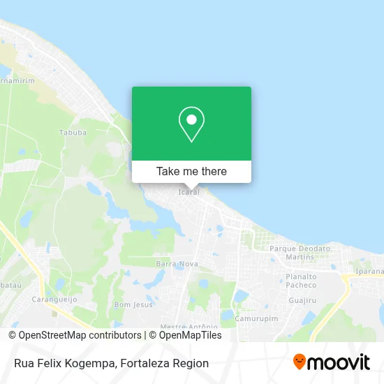 Rua Felix Kogempa map