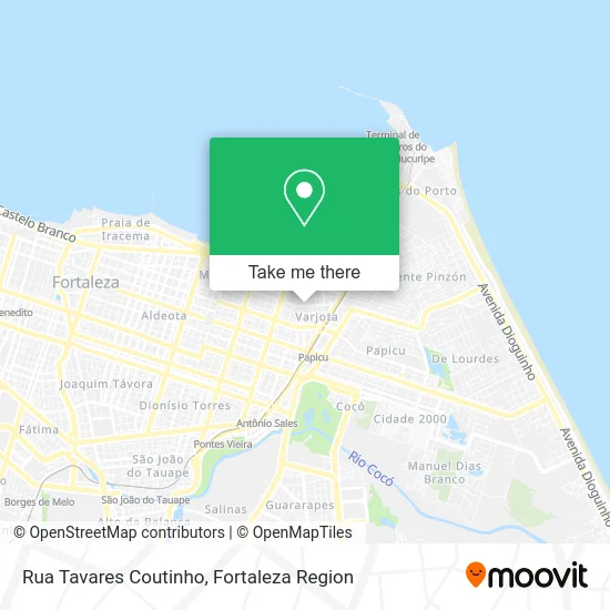 Rua Tavares Coutinho map
