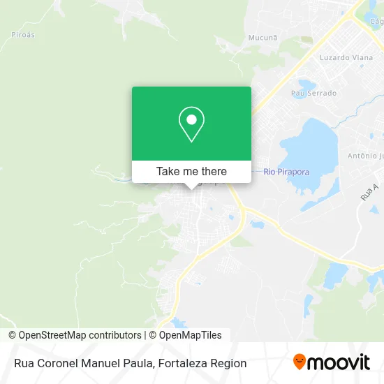 Rua Coronel Manuel Paula map