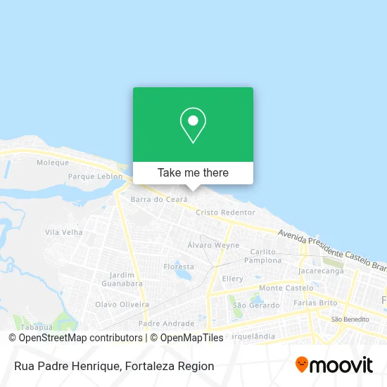 Rua Padre Henrique map