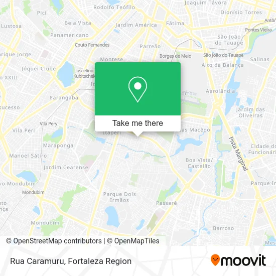 Rua Caramuru map