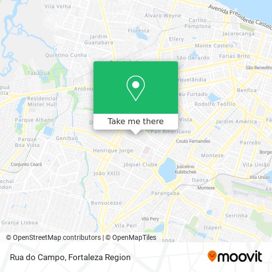 Rua do Campo map