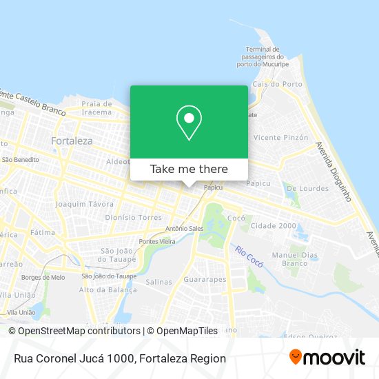 Rua Coronel Jucá 1000 map