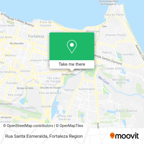 Rua Santa Esmeralda map