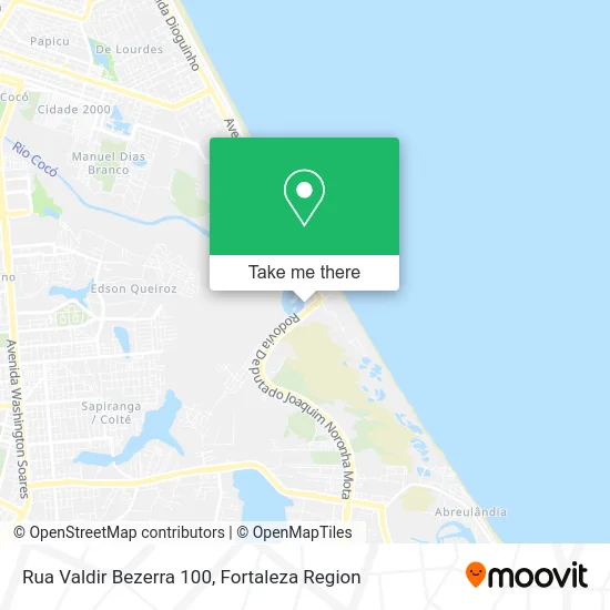 Rua Valdir Bezerra 100 map