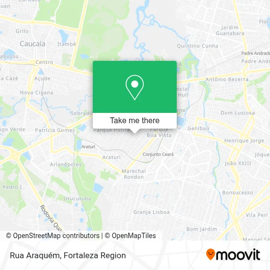 Rua Araquém map