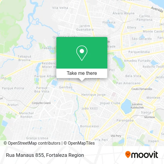 Rua Manaus 855 map