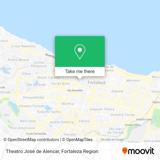 Theatro José de Alencar map