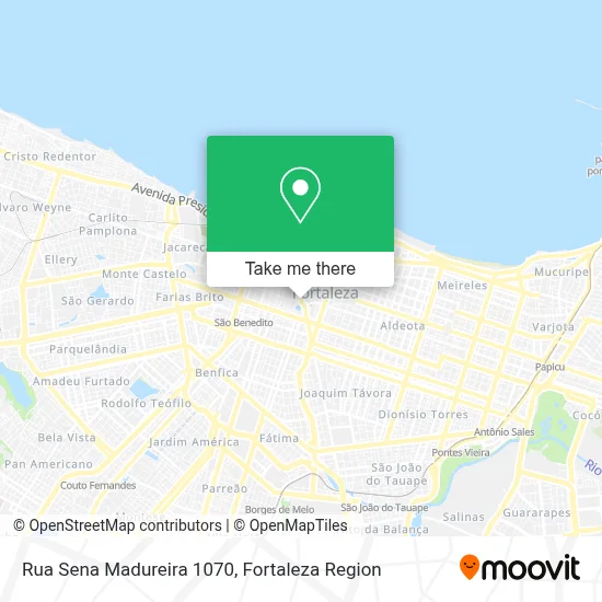 Rua Sena Madureira 1070 map