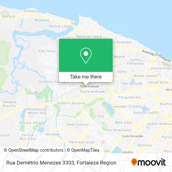 Rua Demétrio Menezes 3303 map