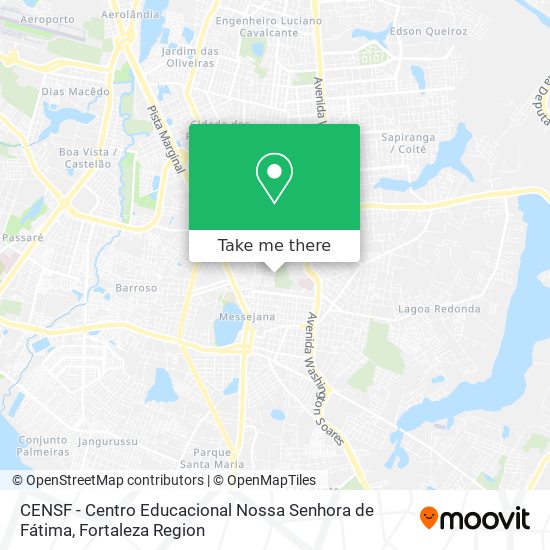 CENSF - Centro Educacional Nossa Senhora de Fátima map