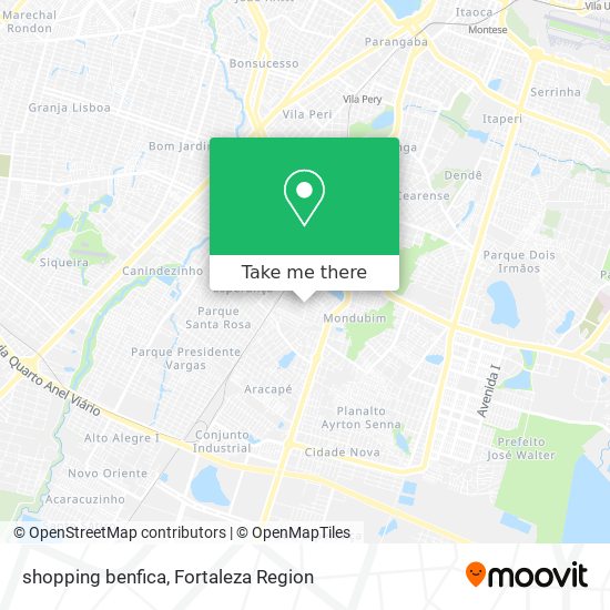 shopping benfica map