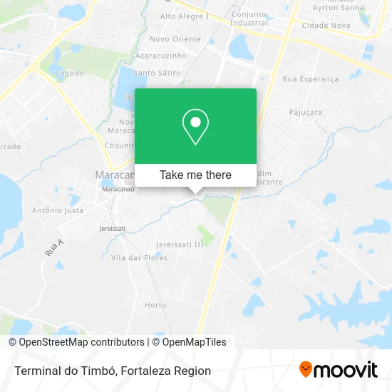 Terminal do Timbó map