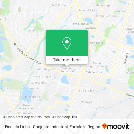 Final da Linha - Conjunto Industrial map