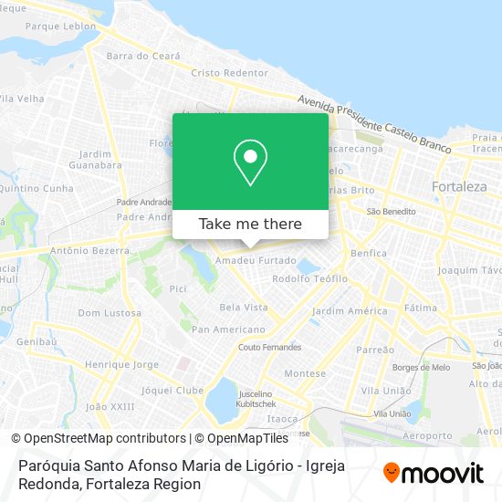 Paróquia Santo Afonso Maria de Ligório - Igreja Redonda map