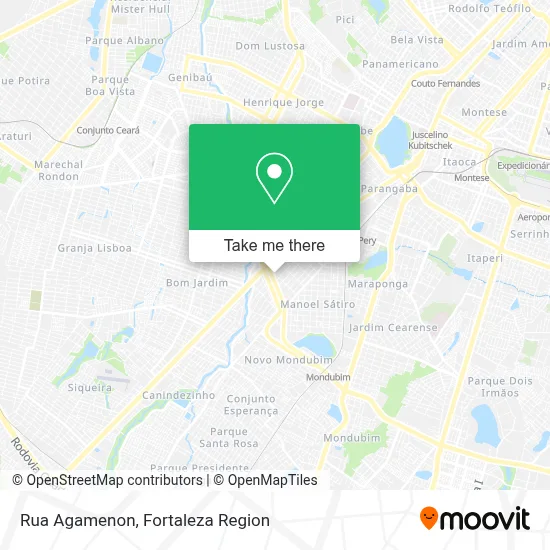 Rua Agamenon map