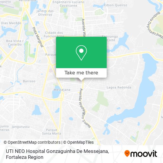 UTI NEO Hospital Gonzaguinha De Messejana map