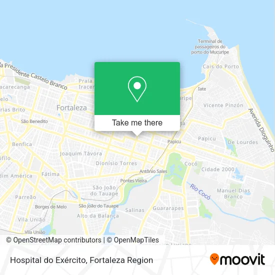 Hospital do Exército map