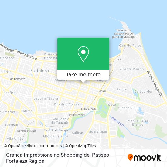 Grafica Impressione no Shopping del Passeo map