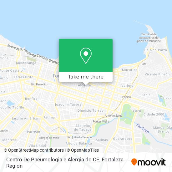 Centro De Pneumologia e Alergia do CE map