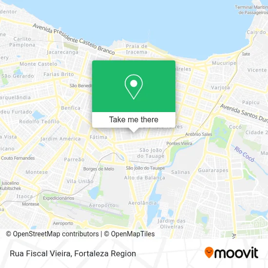 Rua Fiscal Vieira map