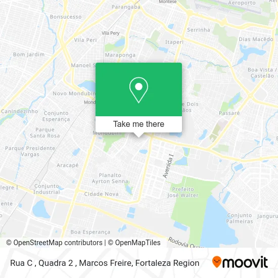 Rua C , Quadra 2 , Marcos Freire map