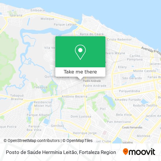 Posto de Saúde Hermínia Leitão map