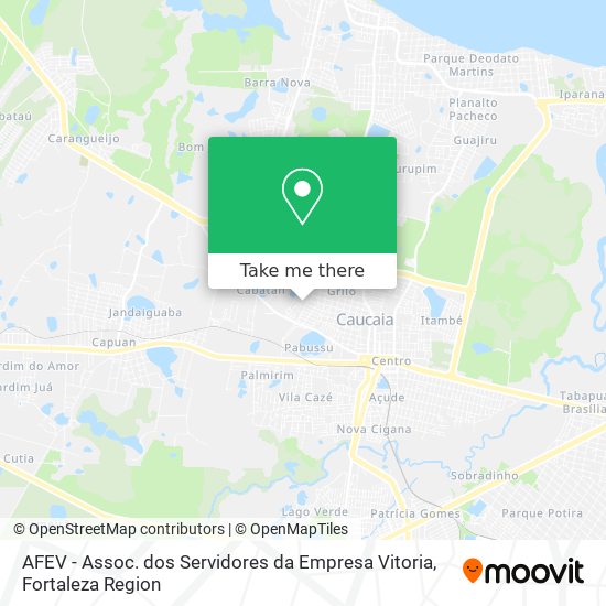 AFEV - Assoc. dos Servidores da Empresa Vitoria map
