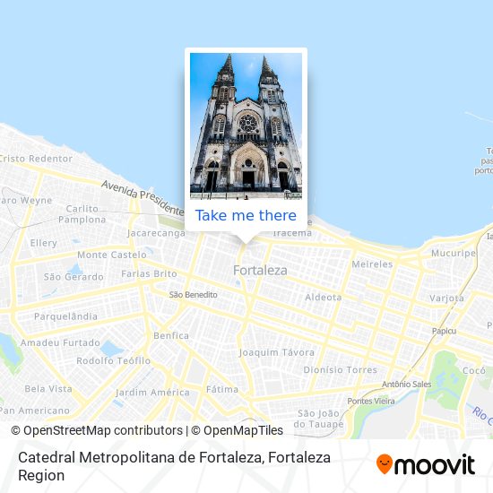 Catedral Metropolitana de Fortaleza map