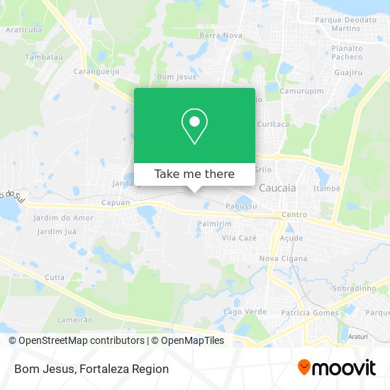 Bom Jesus map