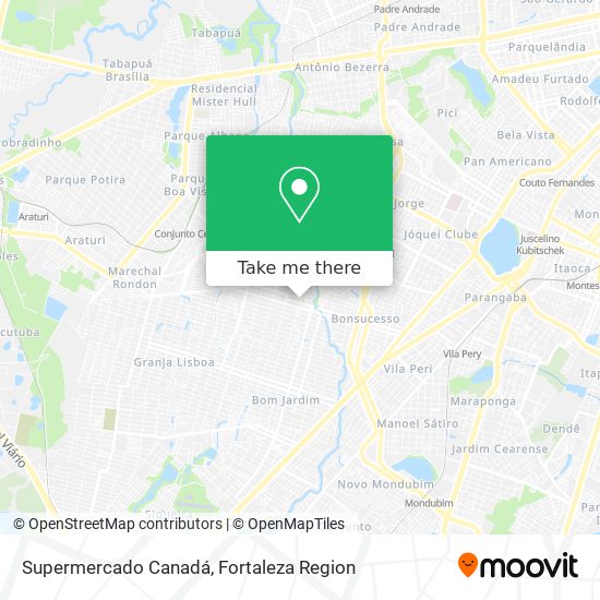 Supermercado Canadá map