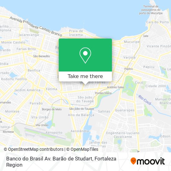 Banco do Brasil Av. Barão de Studart map