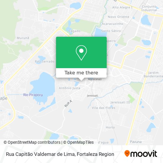 Rua Capitão Valdemar de Lima map