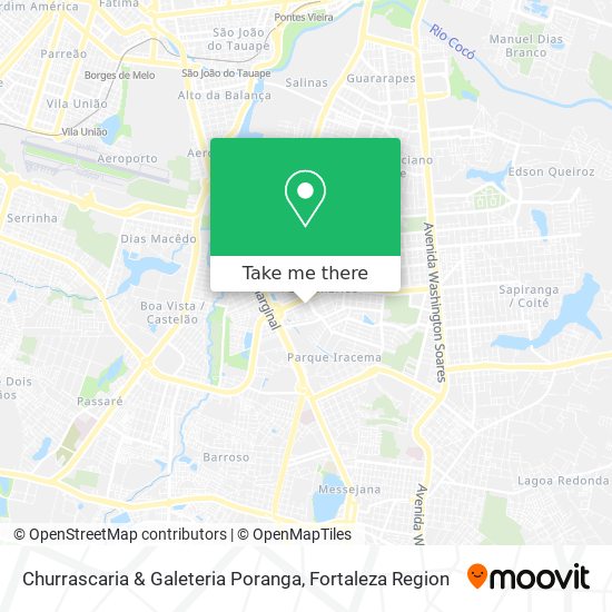 Churrascaria & Galeteria Poranga map