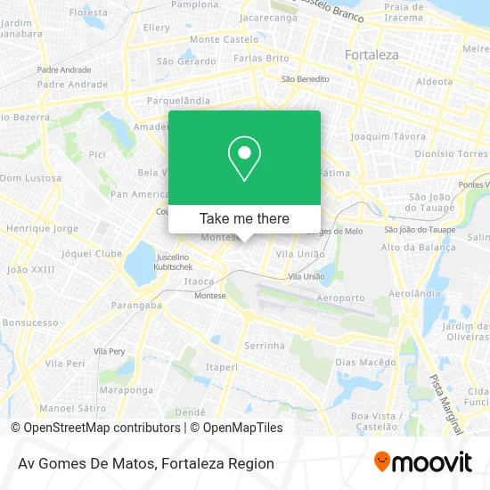 Av Gomes De Matos map